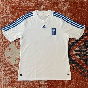 Greece National Soccer Team 2008-2009 Home Jersey